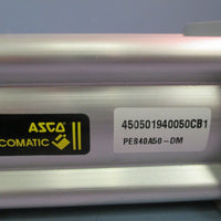 ASCO JOUCOMATIC AIR CYLINDER 450501940050CB1 PES40A50DM