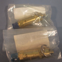 Lot of 2 Kingston Valve Pop Safety Relief 1/4 npt set 075psi/050scfm 112C1/4"