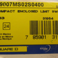Square D 9007MS02S0400 Compact Enclosed Limit Switch MS02S0400 Ser B 10A
