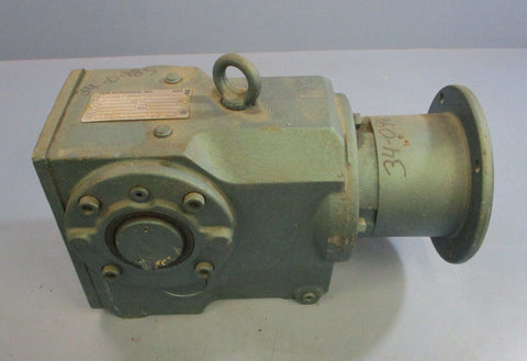 Sew-Eurodrive Inc. KA66LP56 Gearbox 140.72:1 Right Angle 3980LB/IN 4-1/4" Bore