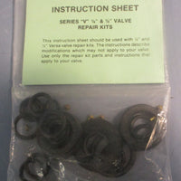 Versa Valves V4332 Pneumatic Valve Repair Kit Series V