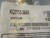 SMC KQ2T13-36AS Push-Fit Tee Fittings 42mm Length Sealed Bag of 10