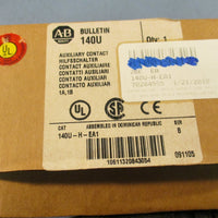 AllenBradley 140UHEA1 SER B Circuit Breaker Auxiliary Contact 600 VAC 125 VDC