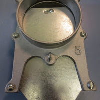 Cast Aluminum Body Manual Knife Gate Valve 4.825" OD With Screw Lock New