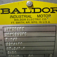 Baldor JPM3616T Industrial Motor 7.5HP 3450RPM 3 Phase 184JP Frame 230/460V