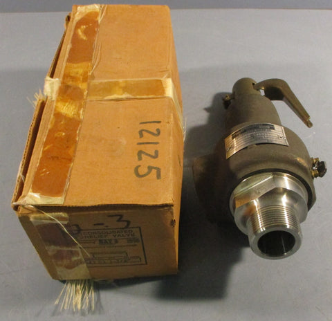 Dresser Consolidated 1543G-3 Relief Valve 1-1/4" 1543 G3 44psi .200" Lift NOS
