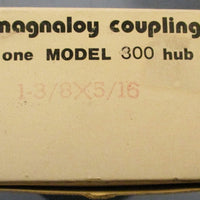 Magnaloy Coupling Company Model 300 Hub 1 3/8 Bore Lot of 3