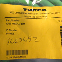 Turck RJ45S RJ45S 423-10M Double Ended Cordset U-40306 10m Long