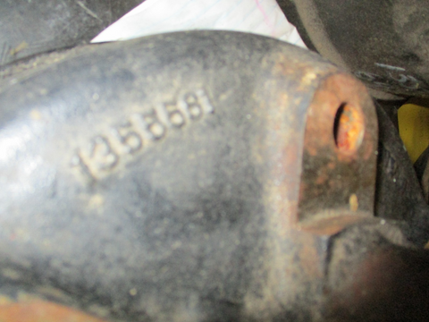 Hyster 1355561 OEM Brake Drum For Forklift 12 inch Diameter