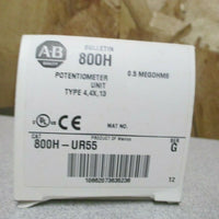 ALLENBRADLEY POTENTIOMETER 2 WATT MAX 300 VAC SERIES G 800HUR55