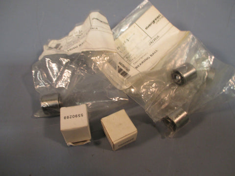 Lot of 7 Evergreen Yoke Bearing Roller, ID=1/4", OD=5/16", Length=1/2" 5590299