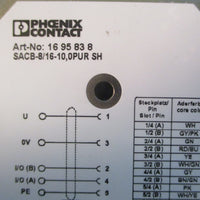 Phoenix Contact SACB8/1610,0PUR SH Sensor/Actuator Box & Cable 1695838 48/60V