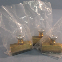 Lot of (3) Deltrol Fluid Products N20B PneuTrol Check Valve
