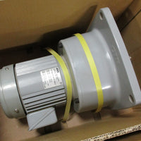 GTR G3FM-40-200-075 Induction Gear Motor 4P, 0.75 kW, 200:1 Ratio, 1430-1730 RPM