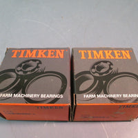 Timken Wide Inner Ring Ball Bearing Lot of Two ER8