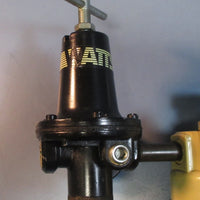 Norgen L12200OPDA 250 PSI Lubricator w/ Watts 8119020 Pressure Regulator Used