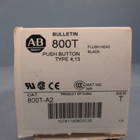ALLENBRADLEY 800TA2 PUSH BUTTON SERIES T FLUSH HEAD BLACK