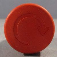 Schneider Electric ZB4BS834 Red Twist Release Push Button 088885 (Lot of 2)