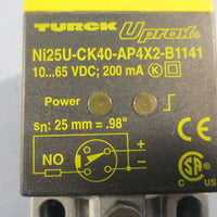 Turck Uprox Ni25UCK40AP4X2B1141 Inductive Sensor 200 mA 65VDC