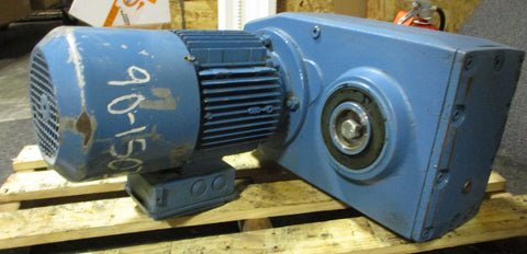 Sew Eurodrive FA70DT90S43MHR Gearmotor DFT90S4BMHR 177.18:1 Ratio 1.5 HP