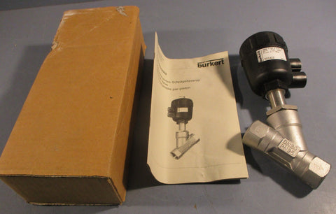 Burkert 2000 Pneumatic Valve 001422 Pilot 2.710bar Pmed 16bar 2Way Solenoid