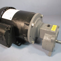 WEG Motor 5018ES3E56CS w/Boston Gear Reducer 4:1 Ratio, HMF14KB6B5/F05004