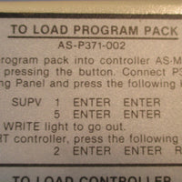 Gould Program Pack ASP371002 (Use w/ ASM84A002 Controller) Used
