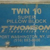 Thomson TWN10 Twin Super Pillow Block Bearing TWN-10 5/8" Bore (Lot of 2)