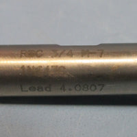 RBC 3/4" M7 1N643C Lead 4.0807 Professionally CNC Resharpened 4FL End Mill