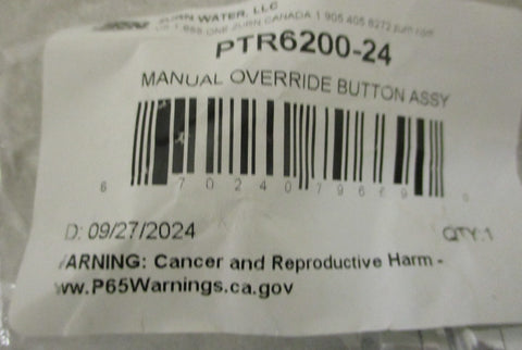 Zurn PTR6200-24 Manual Override Button Assy Pushbutton Assembly