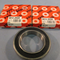 LOT of (2) FAG 6012.2RSR DEEP GROOVE BALL BEARING 02121112