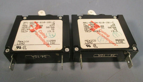 Carling Technologies Main Power Switch Lot of Two AA1B0346101B1C