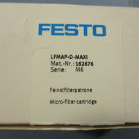 FESTO LFMAPDMAXI Fine Filter Element Series M6 162676 28mm Bore
