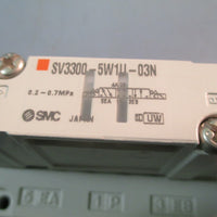 SMC Corporation SV33005W1U03N Solenoid Valve (NSV3B34) w/Subplate