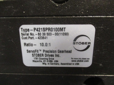 Stober Servofit Precision Gearhead - 10:1 Ratio P421SPR0100MT