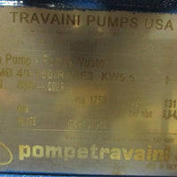 Travaini (S)TRMB 40-150/RX/IE3 Single Stage Liquid Ring Vacuum Pump 1750RPM