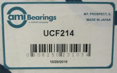 AMI Bearings UCF214 4-Bolt Flange Mount Bearing 70mm Bore Cast Iron