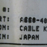 Fanuc A6604004T286 Power Cable K102 600V 4 Total Cables 14' and 22' Long