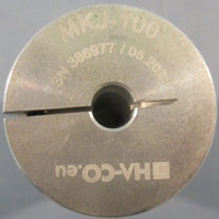 HACO MKJ100 Corrugated Tube Coupling With Clamping Hub 386977 3/8" Bore