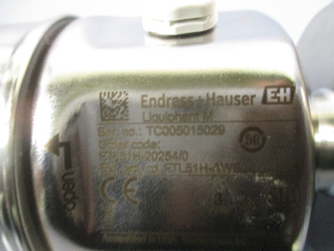 ENDRESS & HAUSER POINT LEVEL SWITCH FTL51H20254/0 FTL51HAWE2CD4E6A