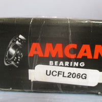 LOT OF (2) AMCAN BEARING FLANGE BEARING BLOCK UNIT UCFL206G