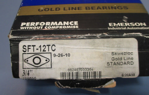 SealMaster SFT-12TC Flange Mount Bearing 3/4" Bore, 2 Bolt Mount NIB