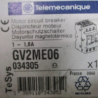 Schneider Electric Telemecanique GV2ME06 Motor Circuit Breaker 034305