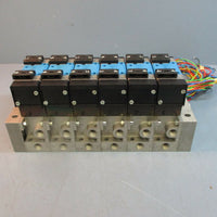 Festo Manifold Valve Station ISO SIZE1 w/ 6 Valves NEW