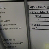 Whatman 75720K727 Nitrogen Generation System 115/230V 145PSIG Max Inlet