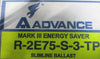Advance R-2E75-STP Mark III Slimline Ballast 120V 60Hz R-2E75-S-3-TP