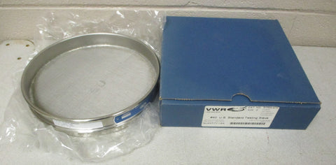 VWR 57334570 #40 U.S. Standard Testing Sieve 8" Dia 0.280mm Wire Dia