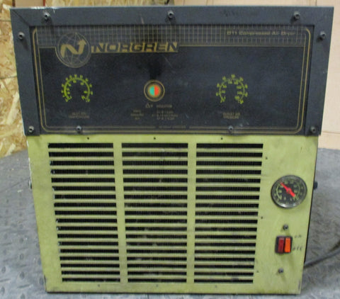 Norgren D11-075-1D01 Refrigerated Compressed Air Dryer 75 SCFM 250 PSIG Max In