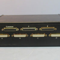 T-Switch 6 Position 7 Slot Plug Ports A - F Dial Switch Box Used