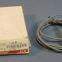 Cutler-Hammer E58CAL18T111R2 Ser C1, 10-30 VDC Photoelectric Tubular Sensor NOS